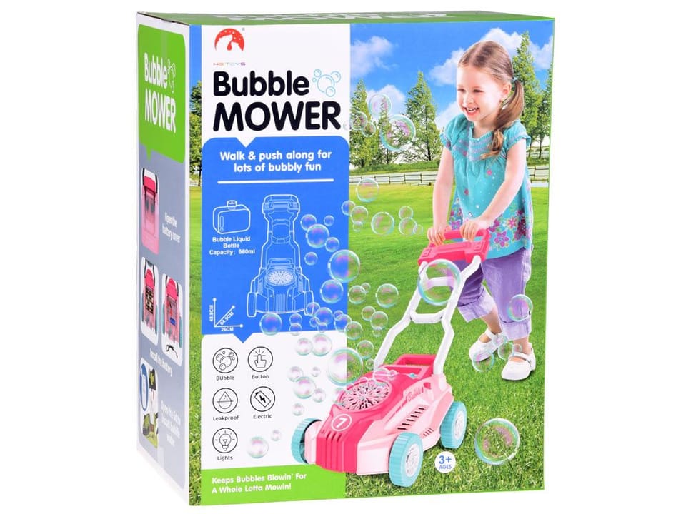 Zabawka Kosiarka do puszczania baniek mydlanych dla dzieci ZA4945 RO