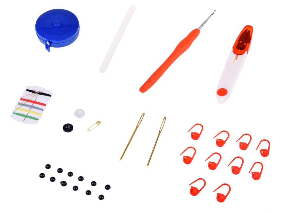 Zestaw do szydełkowania zrób swojego Gniotka szydełko włóczka ZA5031