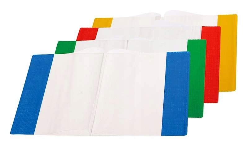 Okładka na zeszyty A5 PVC (10szt.) kolorowe boki 0402-0012-99 PANTA PLAST