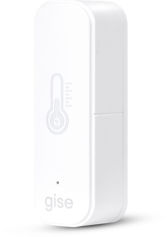 GISE Smart Czujnik temperatury i wilgotności Wi-Fi Biały | Tuya | GTHS-WF-01-W