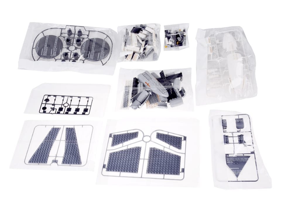 Klocki techniczne Samolot wczesnego ostrzegania i kontroli 217ele ZA5746