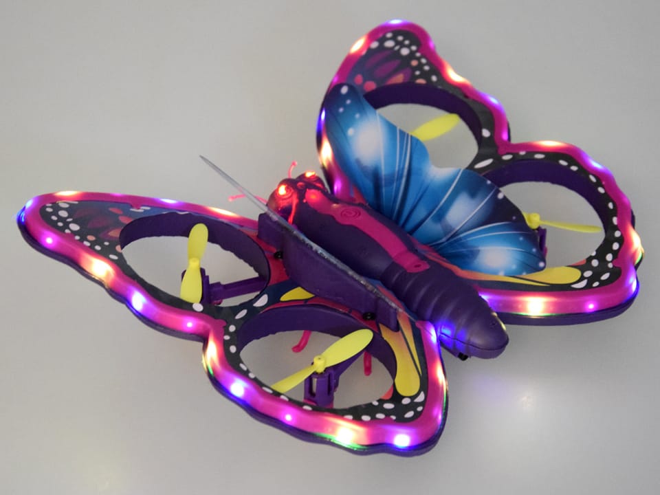 Bajecznie kolorowy Motyl Dron sterowany za pomocą Magicznej Różdżki RC0727