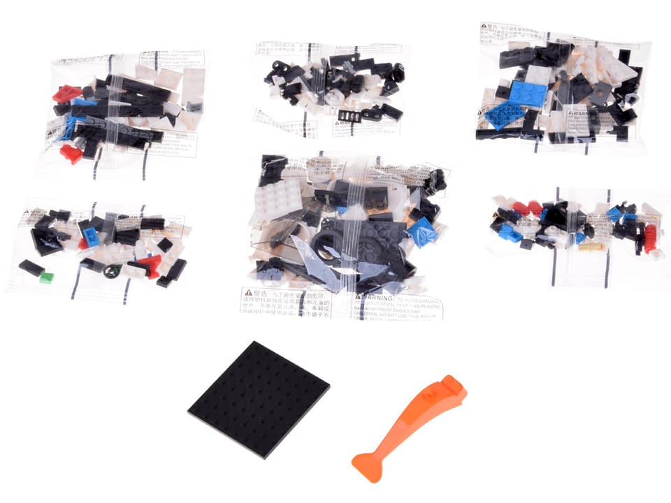 Klocki techniczne Supersportowe auto BIAŁY KABRIOLET spojler 348-ele ZA5787