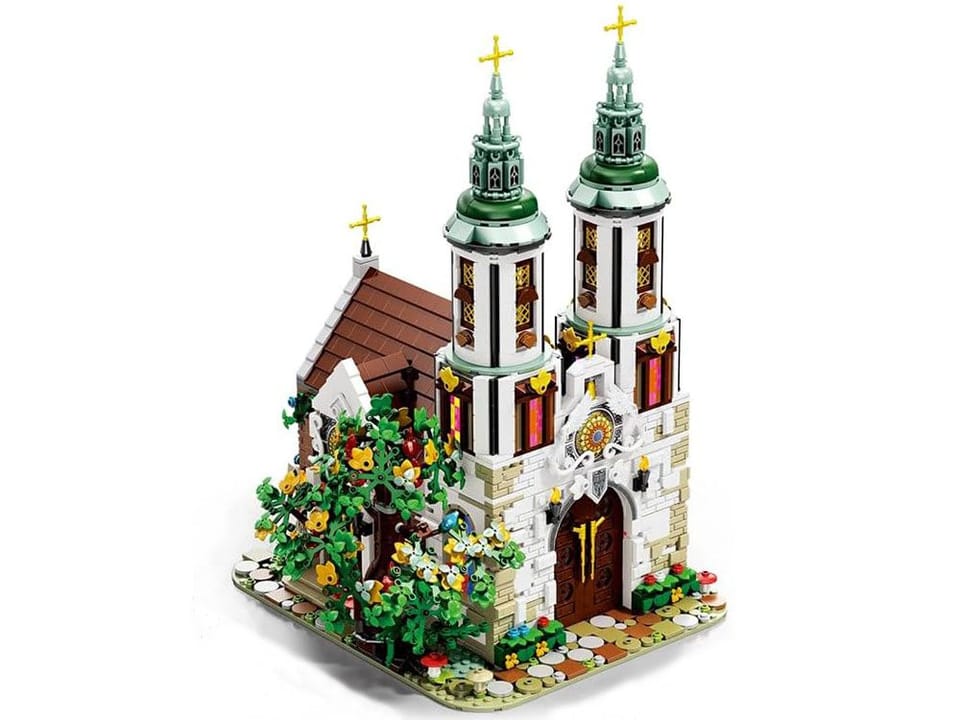 Klocki techniczne Świecący Kościół Św. Andrzeja w Krakowie 3087-ele ZA5804