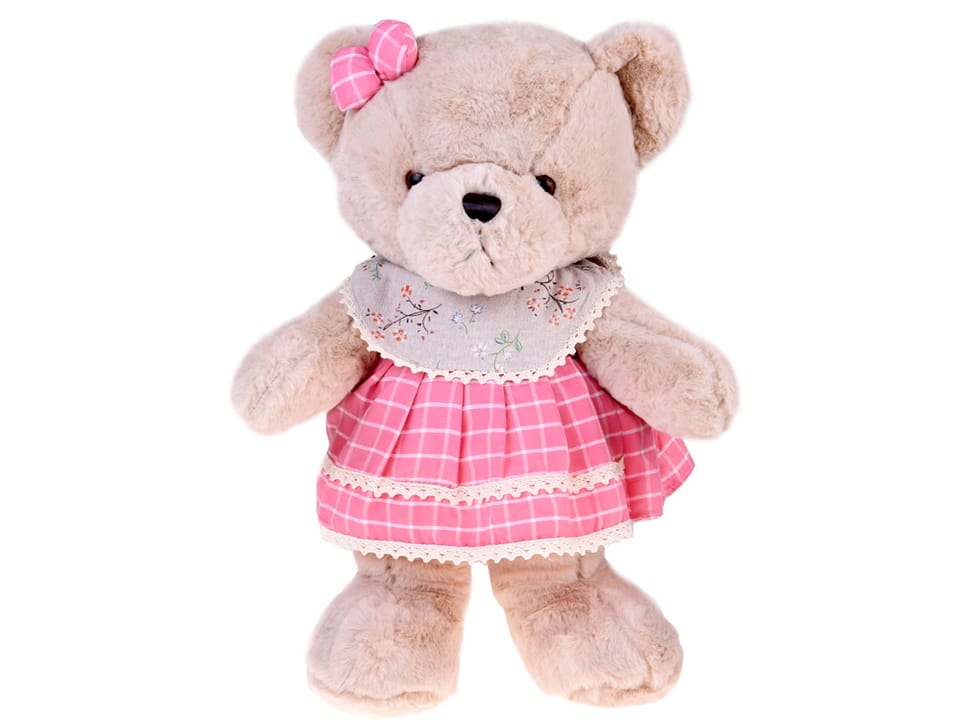 Pluszowy MIŚ- beżowa Zuzia 58cm w różowej VINTAGE sukience ZA5923 C pol_pl_Pluszowy-MIS-bezowa-Zuzia-58cm-w-rozowej-VINTAGE-sukience-ZA5923-C-22959_4