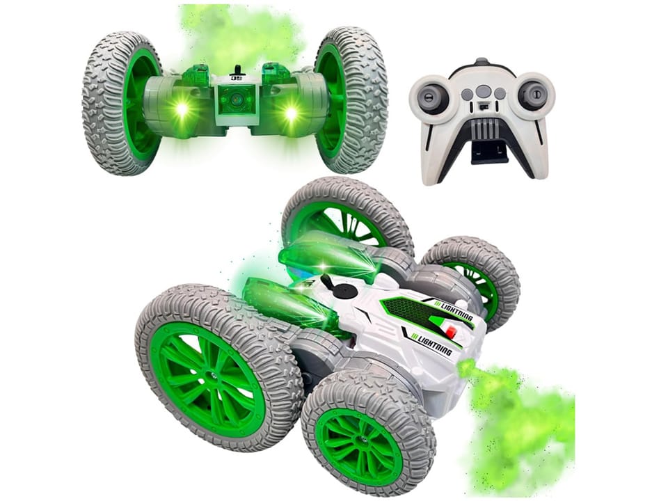 Zdalnie sterowane SUPER SZYBKIE auto STUNT - para wodna i światło RC0729