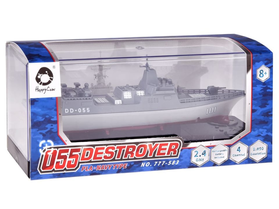 Zdalnie sterowany Statek bitewny Niszczyciel DD-055 Skala 1:890 RC0733