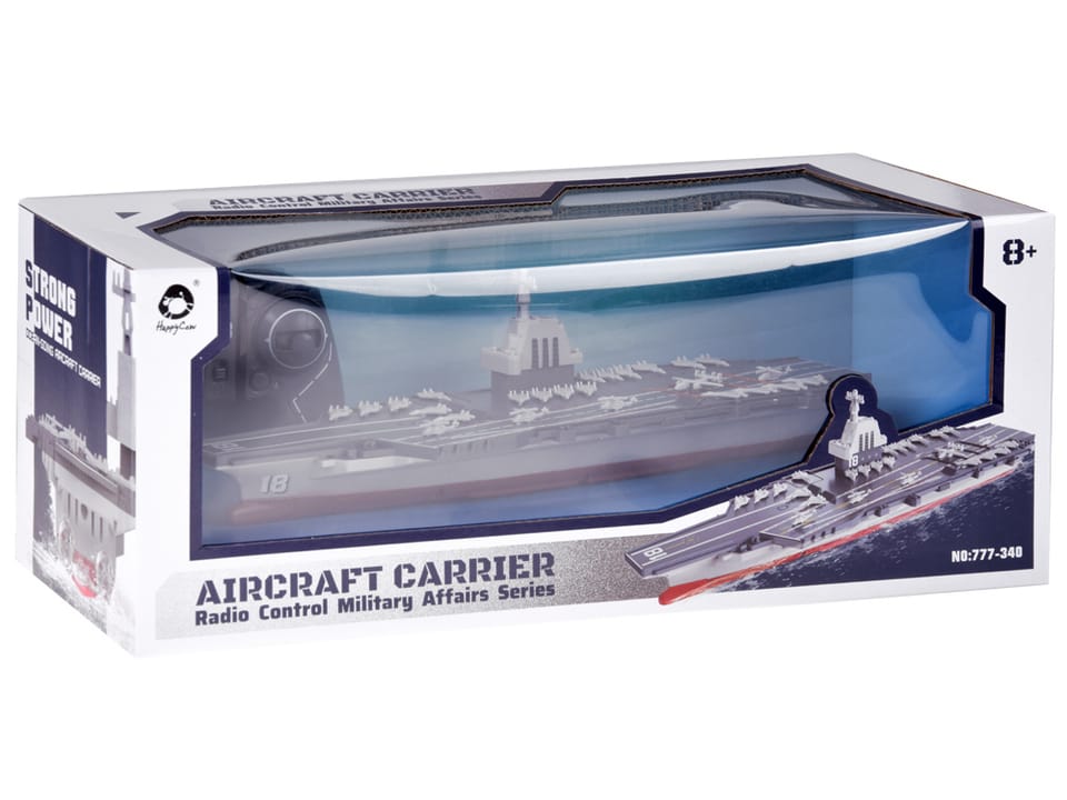 Zdalnie sterowany Statek lotniskowiec wojenny Skala 1:1000 RC0732