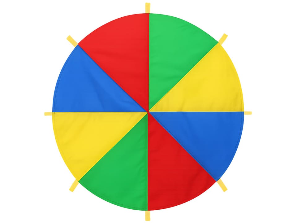 Kolorowa tęczowa Chusta Animacyjna 2m 8 uchwytów SP0862 pol_pl_Kolorowa-teczowa-Chusta-Animacyjna-2m-8-uchwytow-SP0862-23498_1