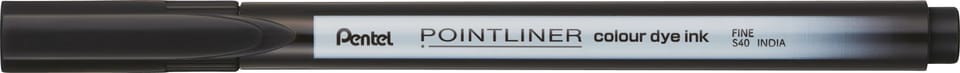 Cienkopis POINTLINER COLOUR czarny S40-A PENTEL