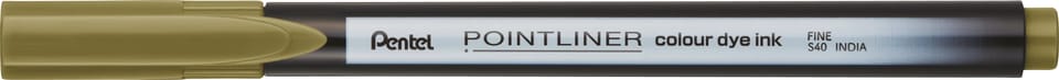 Cienkopis POINTLINER COLOUR złoto-brązowy S40-E4 PENTEL