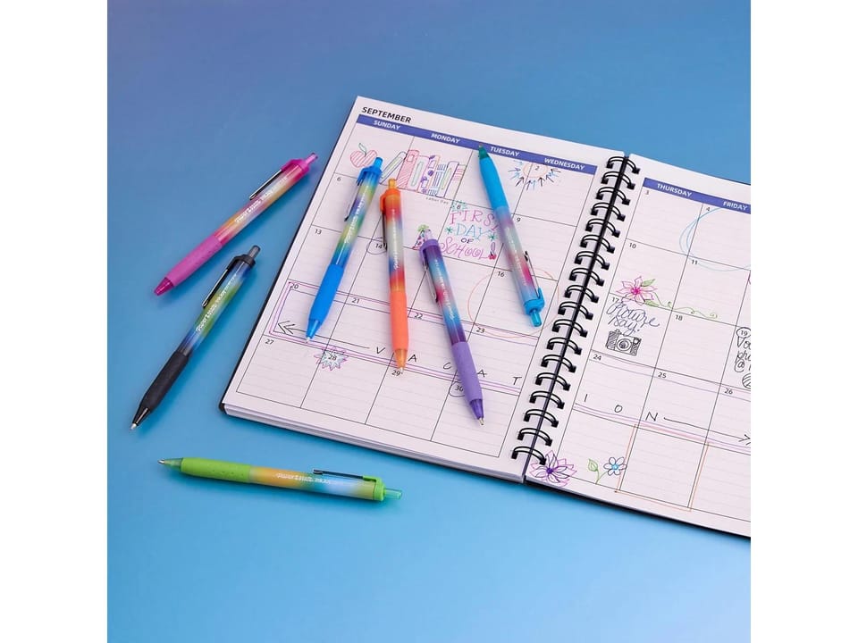 Zestaw długopisów INKJOY 6kol. 1,0mm PAPERMATE 2230924 / 2226846