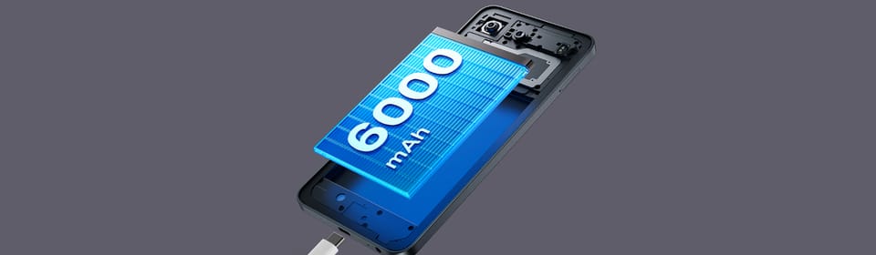 Telefon Infinix Hot 60i 5G 8/256GB Sleek Black