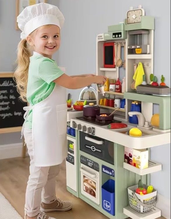 Multifunkcyjna Kuchnia Para I Dźwięk Jajowar Płyta Gazowa Piekarnik Zlewozmywak Akcesoria 104 el.