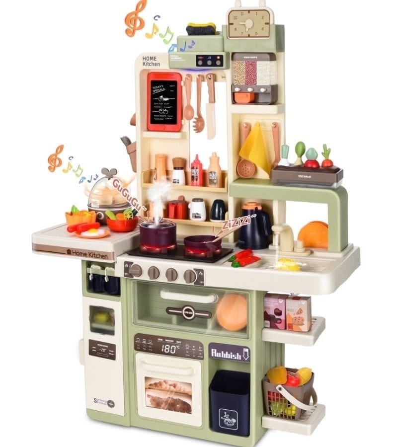 Multifunkcyjna Kuchnia Para I Dźwięk Jajowar Płyta Gazowa Piekarnik Zlewozmywak Akcesoria 104 el.