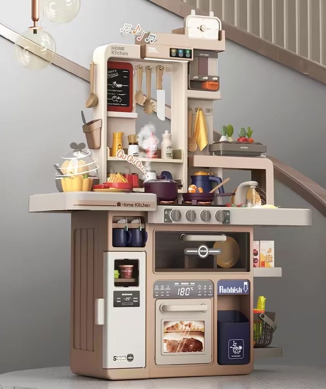 Multifunkcyjna Kuchnia Para I Dźwięk Jajowar Płyta Gazowa Piekarnik Zlewozmywak Akcesoria 104 el.