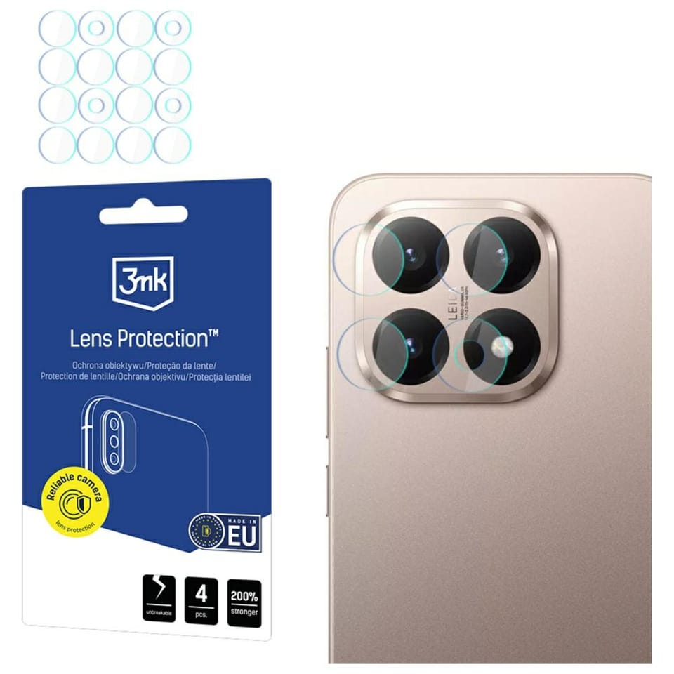Ochrona na obiektyw aparatu 3MK Lens     Protection do Xiaomi 15T 4szt