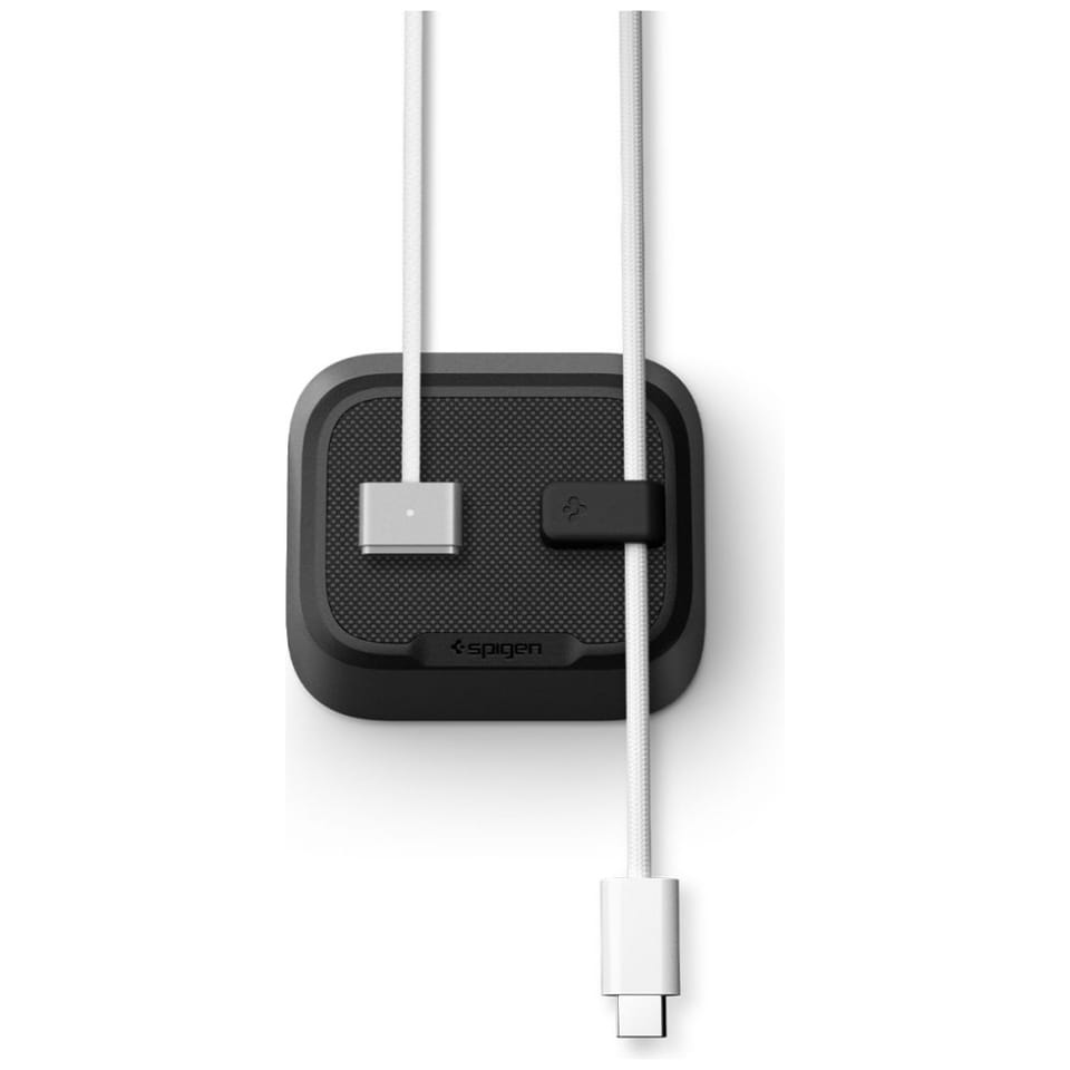 Organizer magnetyczny do kabli Spigen    Magnetic cable holder czarny