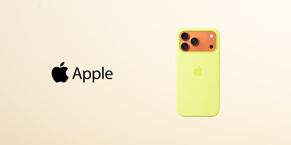 Etui Apple Silicone Case MagSafe do      iPhone 17 Pro Max neonowy żółty