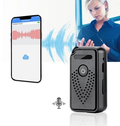 Mini rejestrator dźwięku WiFi z nasłuchem na żywo pełni także funkcję dyktafonu