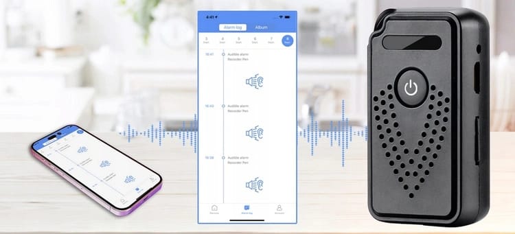 Mini rejestrator dźwięku WiFi z nasłuchem na żywo podsłuch na żywo