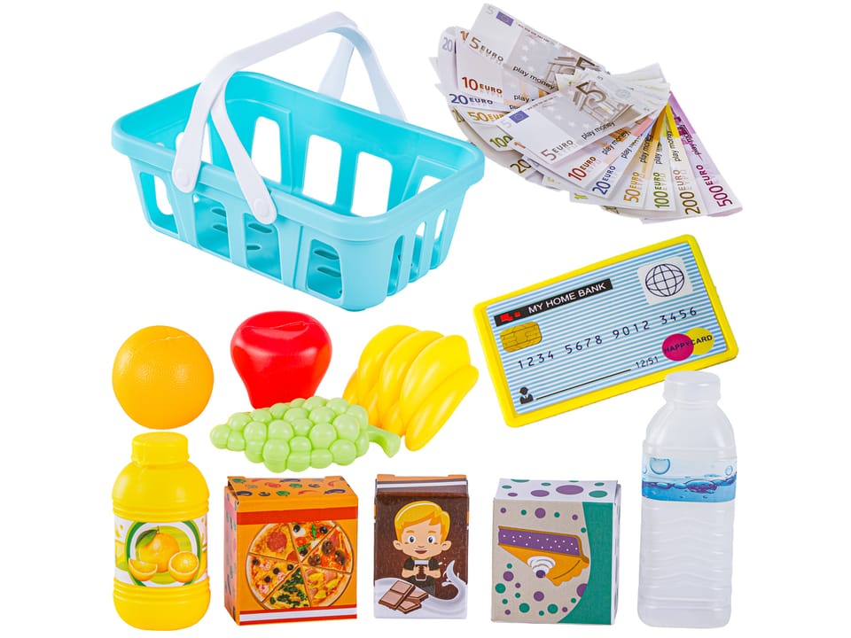 Nowoczesna Edukacyjna sklepowa kasa fiskalna - Waga Kalkulator Czytnik Kodów Terminal Akcesoria