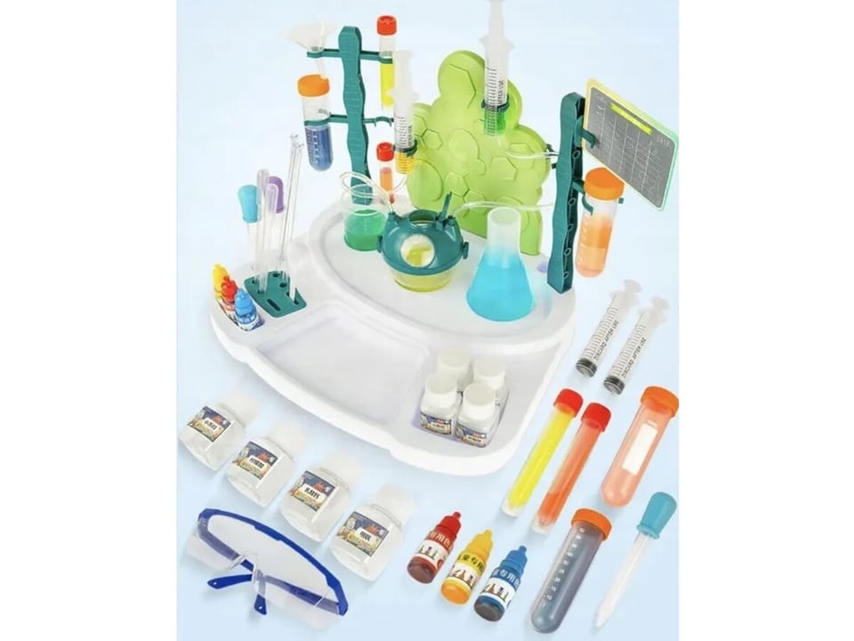 Domowe Laboratorium Warsztat Małego Chemika Zestaw Do Eksperymentów Dla Dzieci