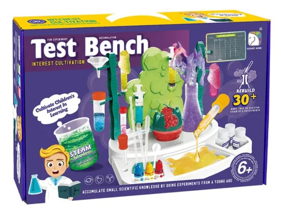 Domowe Laboratorium Warsztat Małego Chemika Zestaw Do Eksperymentów Dla Dzieci