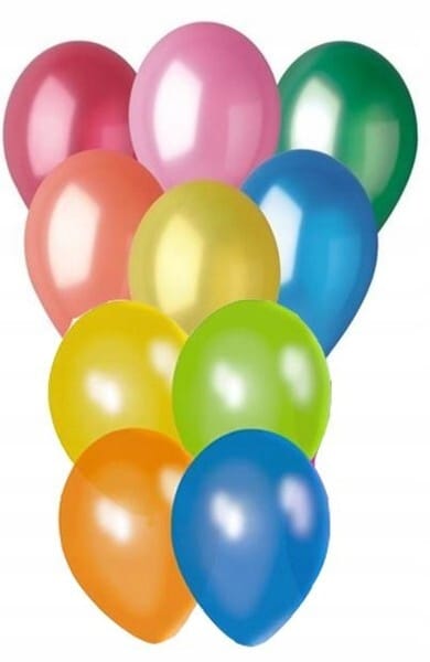 Balony 27cm mix kolorów op. 10szt. BB12-2344 ALIGA
