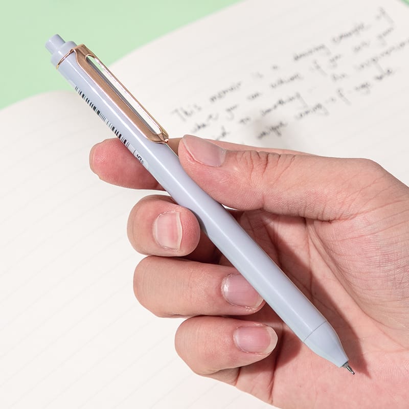 Długopis żelowy Super Smooth czarny Linfini mix kolorów obudowy EG338-BK DELI