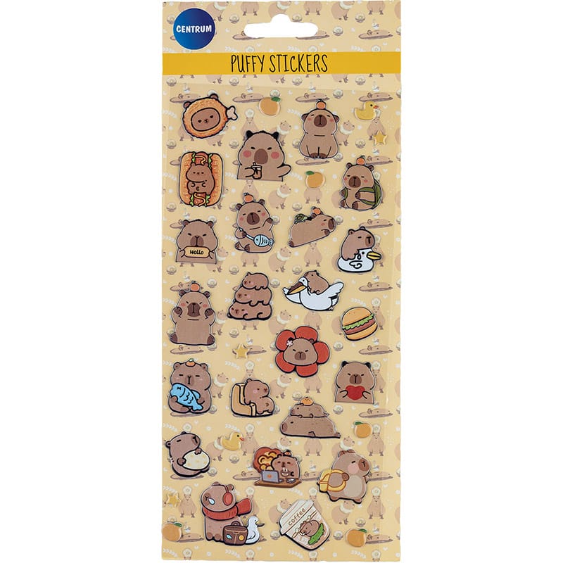 Naklejki ozdobne przestrzenne KAPIBARA 81270 CENTRUM