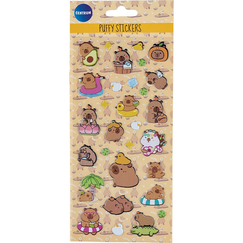 Naklejki ozdobne przestrzenne KAPIBARA 81270 CENTRUM