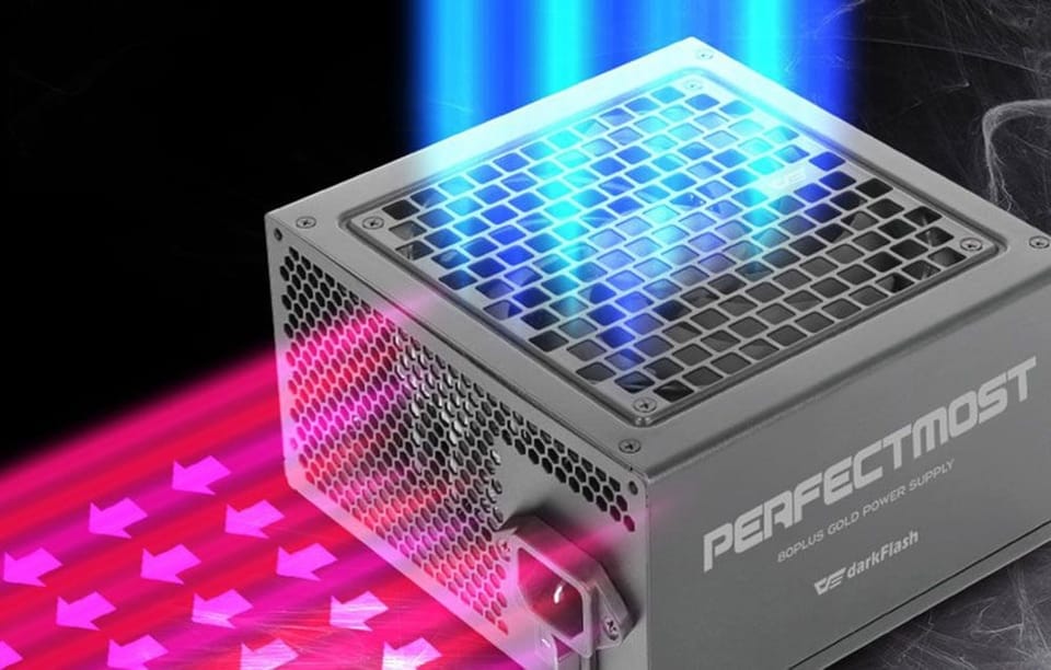 Zasilacz DARKFLASH PMT 850W 80 Plus Gold