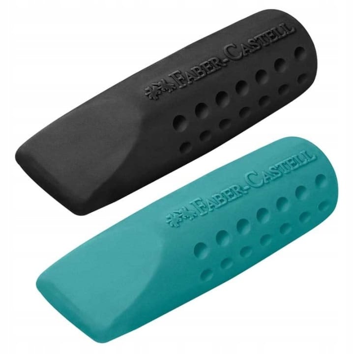 Gumka do ścierania, nakładka mix kolor (2szt) 187173 Faber-Castell