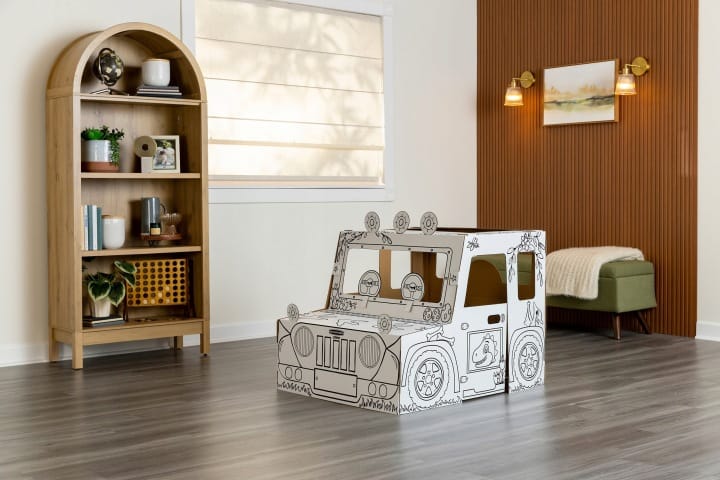 Domek do kolorowania CIĘŻARÓWKA DINOZAUR XL 100142509 FELLOWES