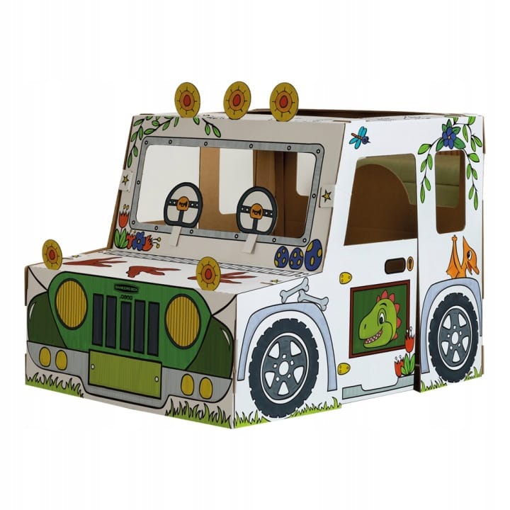 Domek do kolorowania CIĘŻARÓWKA DINOZAUR XL 100142509 FELLOWES