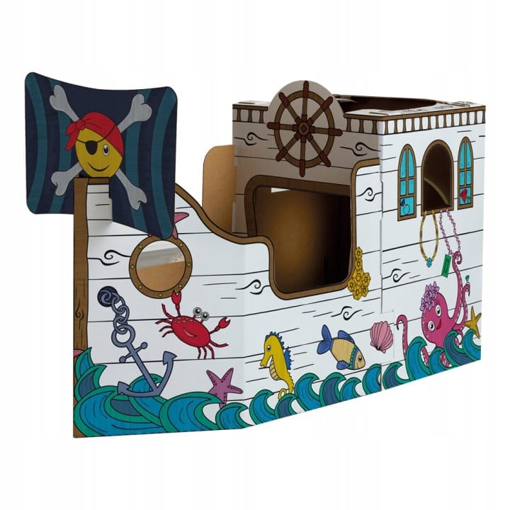 Domek do kolorowania STATEK PIRACKI XL 100142508 FELLOWES