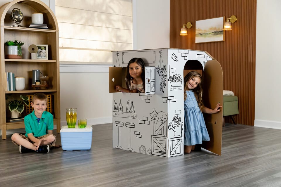 Domek do kolorowania STRAGAN XL 100142507 FELLOWES