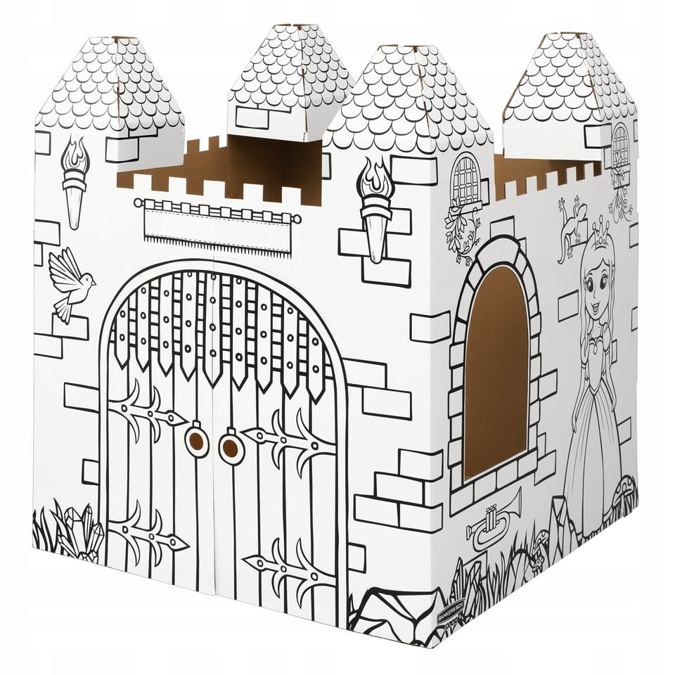 Domek do kolorowania ZAMEK XL 100142506 FELLOWES