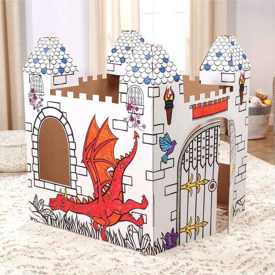 Domek do kolorowania ZAMEK XL 100142506 FELLOWES