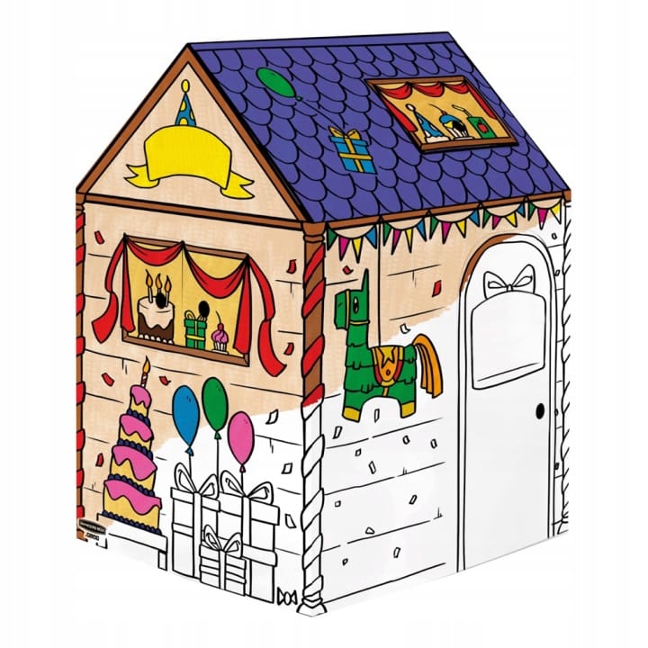 Domek do kolorowania URODZINY XL 100142505 FELLOWES