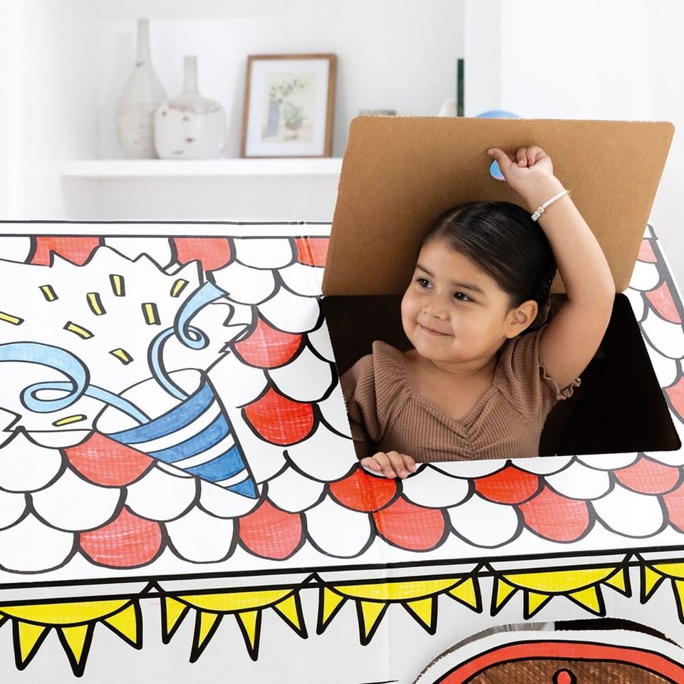 Domek do kolorowania URODZINY XL 100142505 FELLOWES