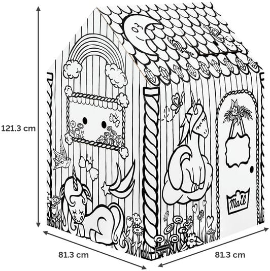 Domek do kolorowania JEDNOROŻEC XL 100142504 FELLOWES