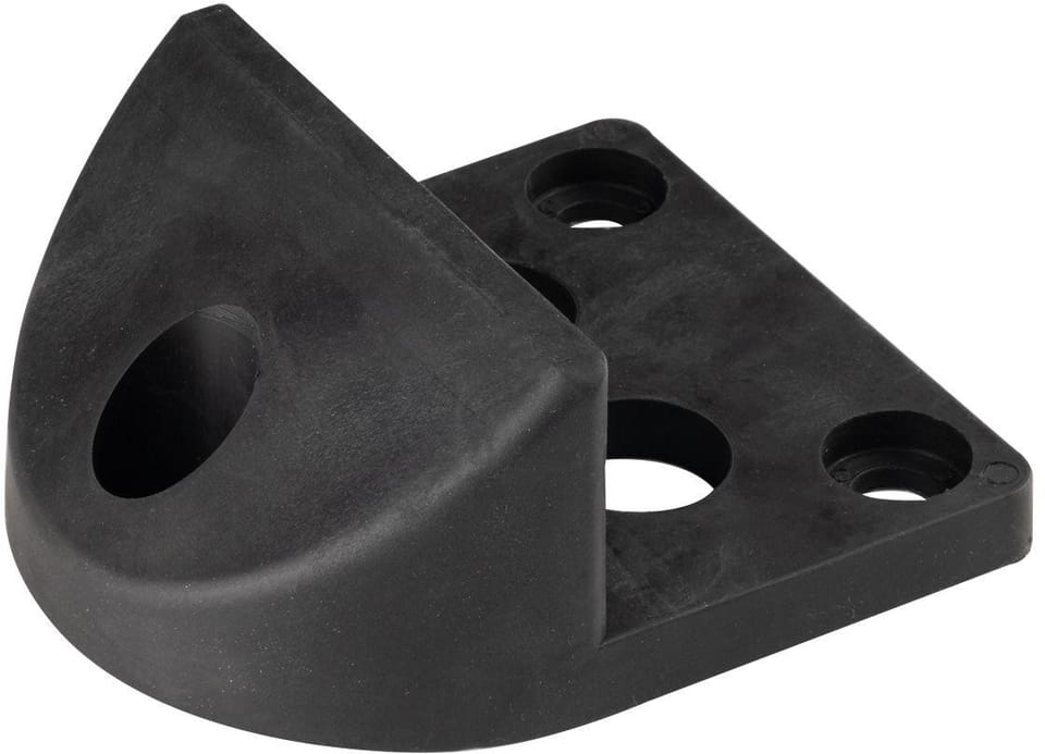 Przykręcany stoper do bramy PSG 61.191 (130x150/H65) powlekany gumą