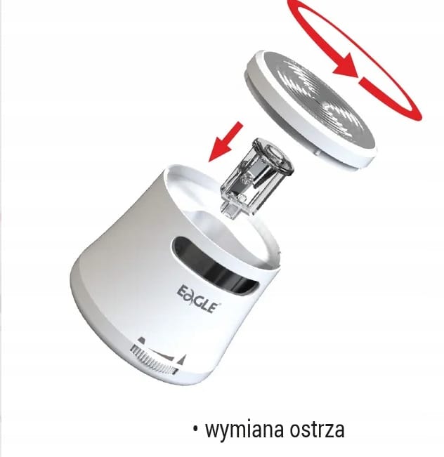 Temperówka na baterie EAGLE TY48 czarna 130-1977