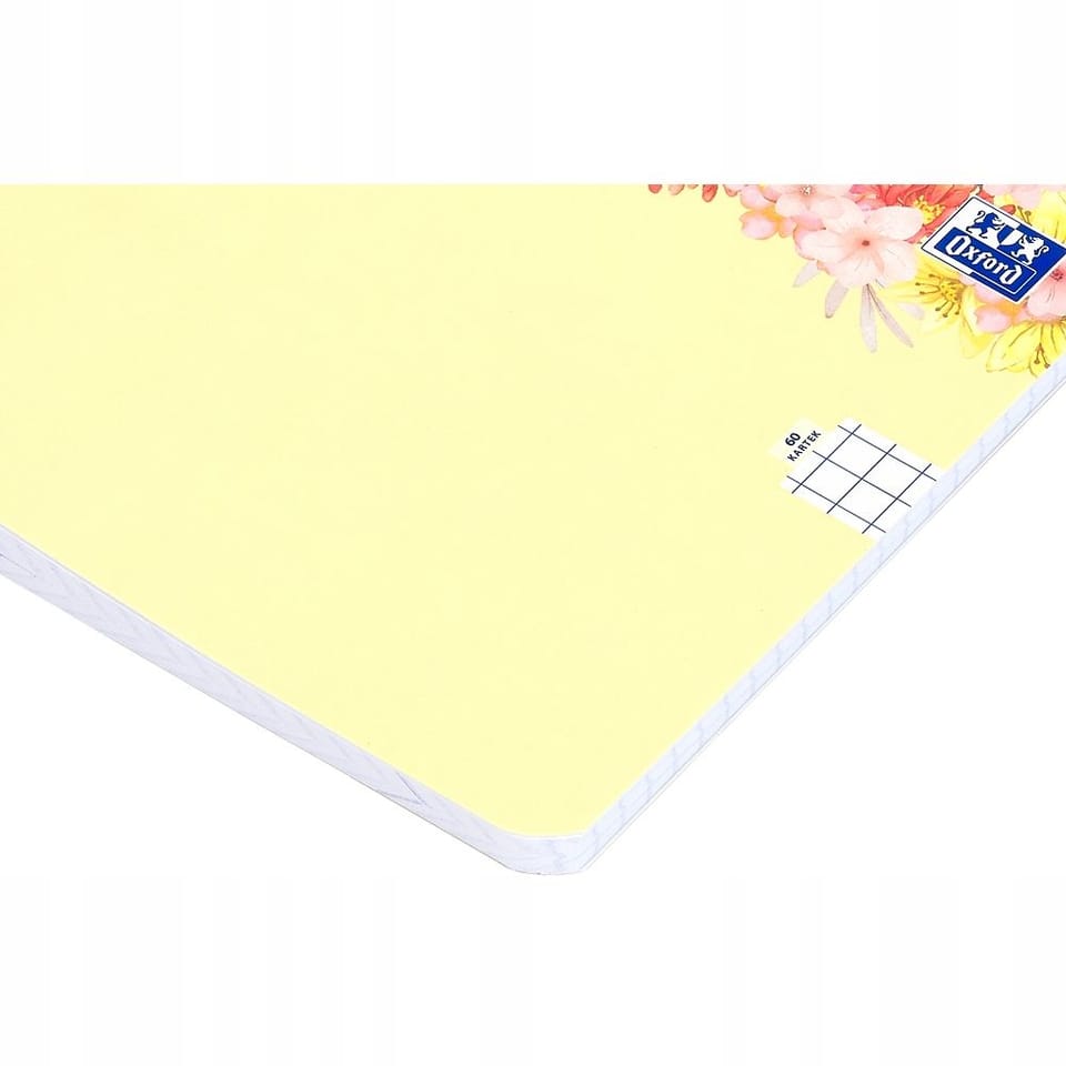 Zeszyt A5 60k kratka mix FLOWERS 400181450 OXFORD
