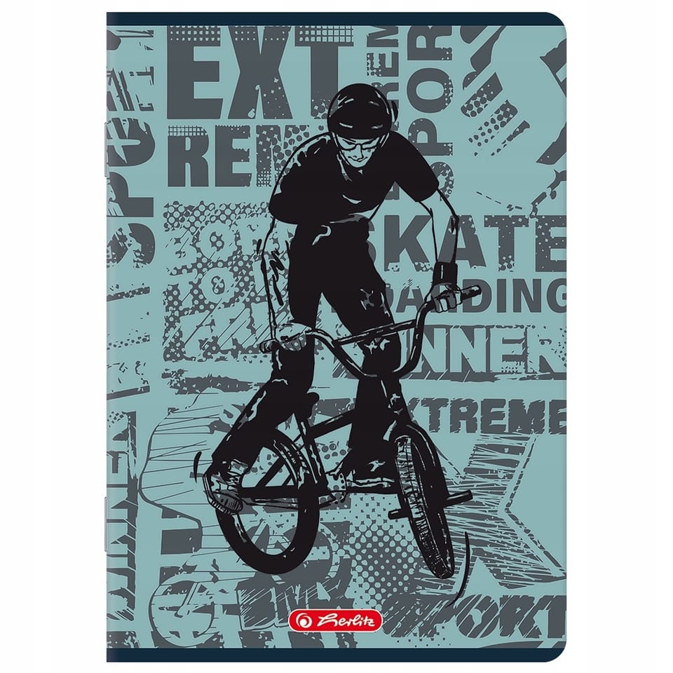 Zeszyt A5 60k kratka z marginesem mix 400206343 HERLITZ