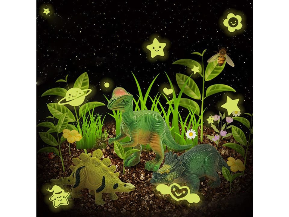 Hodowla Dinozaurów Terrarium Dinozaury Lampka Nocna Led Mini Projektor