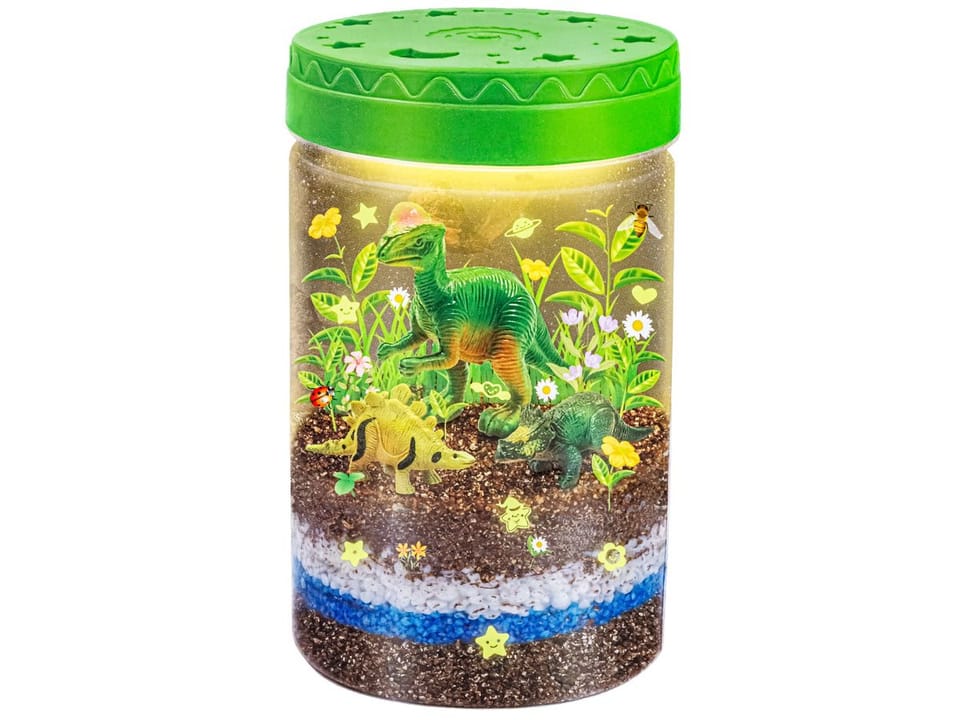 Hodowla Dinozaurów Terrarium Dinozaury Lampka Nocna Led Mini Projektor