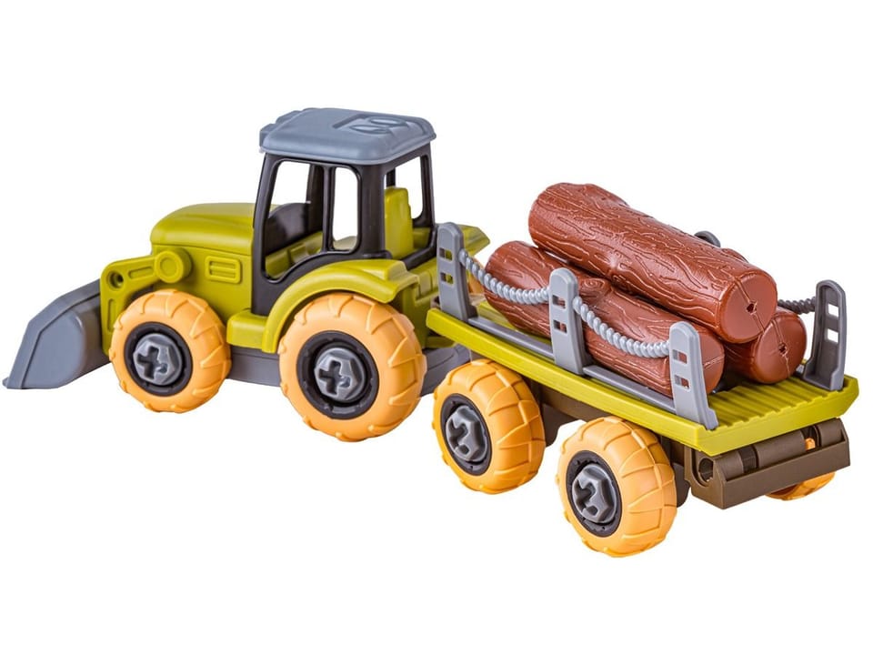 Farma Traktor Kombajn Do Skręcania Gospodarstwo Rolne Zestaw Majsterkowicza Rolnika Traktor Kombajn Zwierzęta Wkrętarka